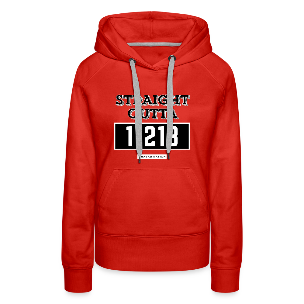 Straight Outta 11213 Women’s Premium Hoodie - red