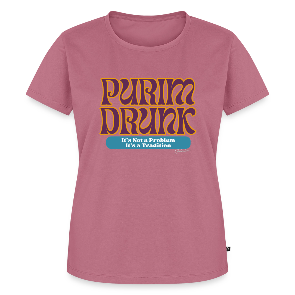 Purim Drunk Women’s Premium T-Shirt - mauve