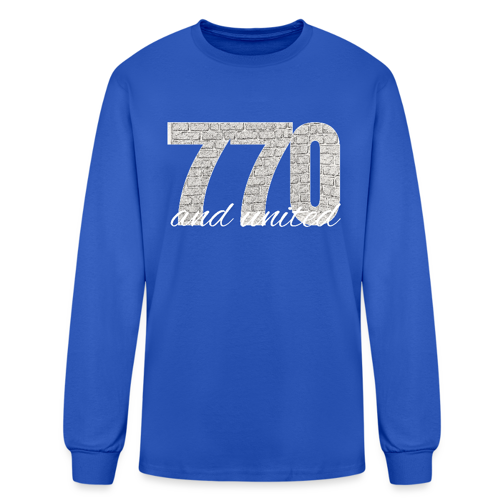 770 And United Light Men's Long Sleeve T-Shirt - royal blue