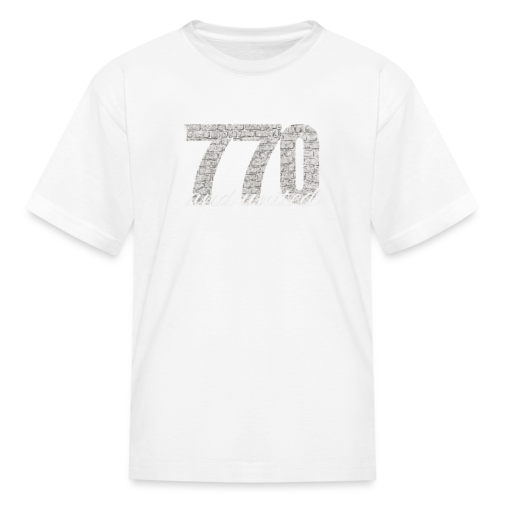 770 And United Light Kids' T-Shirt - white