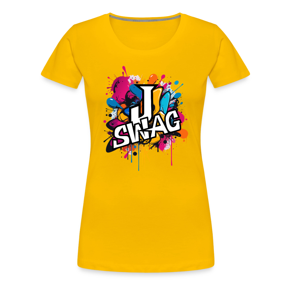 Jswag Logo  Women’s Premium T-Shirt - sun yellow