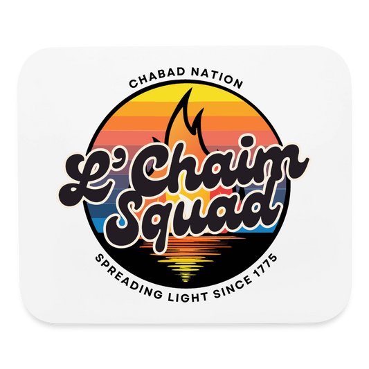 L’Chaim Squad – Spreading Light Mouse pad Horizontal - white