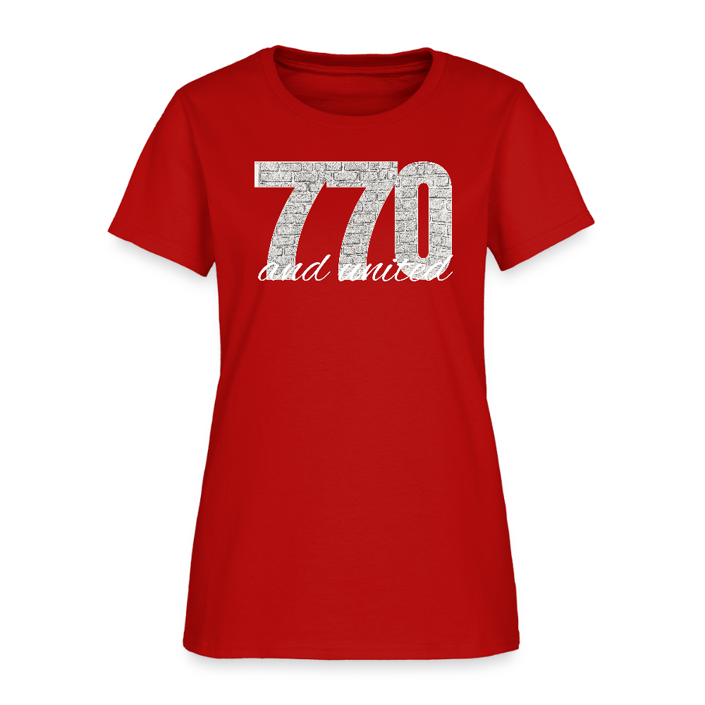 770 And United Light Women's T-Shirt - red