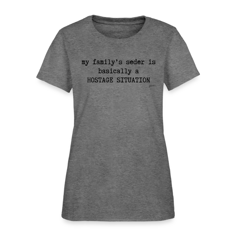 Seder Hostage Women's T-Shirt - graphite heather