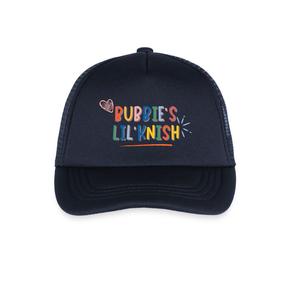 Bubbie's Lil' Knish Kid's Trucker Cap - navy