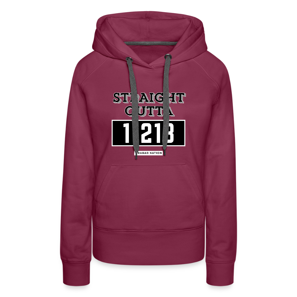 Straight Outta 11213 Women’s Premium Hoodie - burgundy