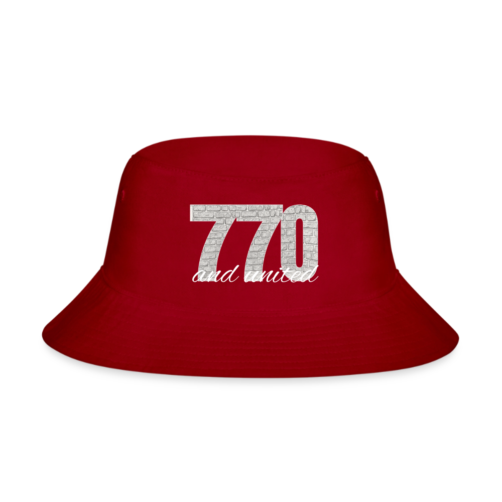 770 And United Light Bucket Hat - red