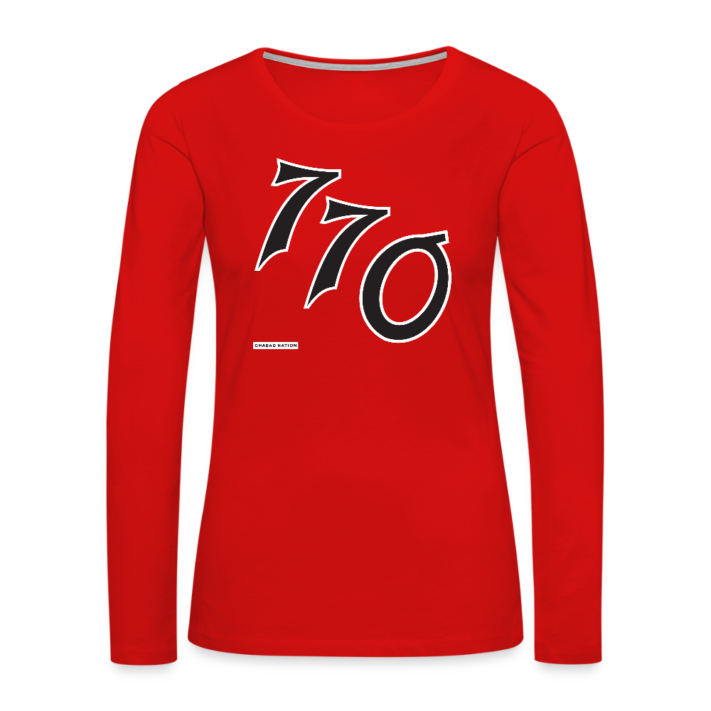 770 Women's Premium Long Sleeve T-Shirt - red