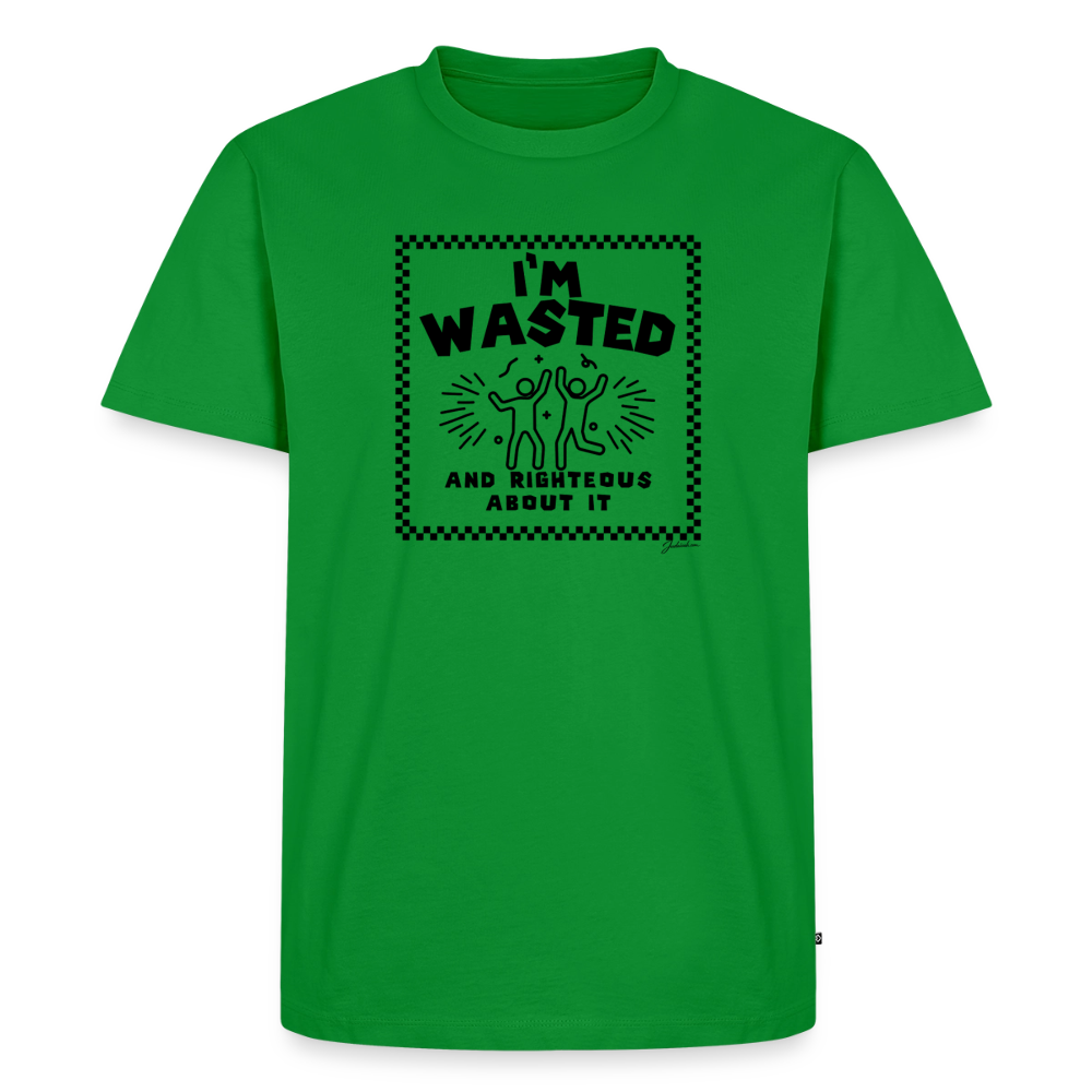 Wasted & Righteous Men's Premium T-Shirt - green