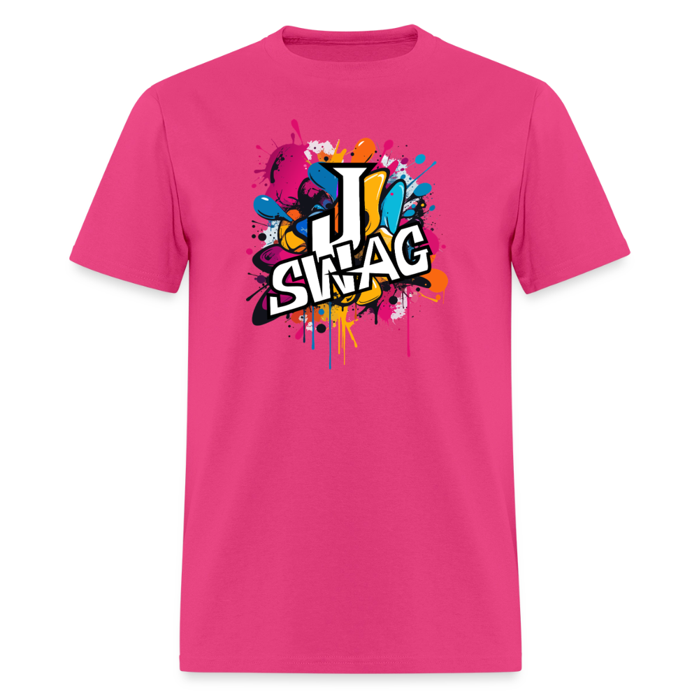 Jswag Logo  Men's T-Shirt | GILDAN 5000 - fuchsia