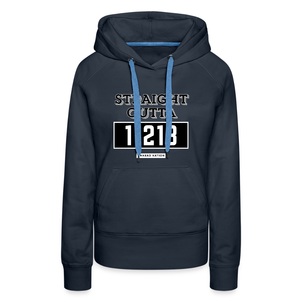 Straight Outta 11213 Women’s Premium Hoodie - navy