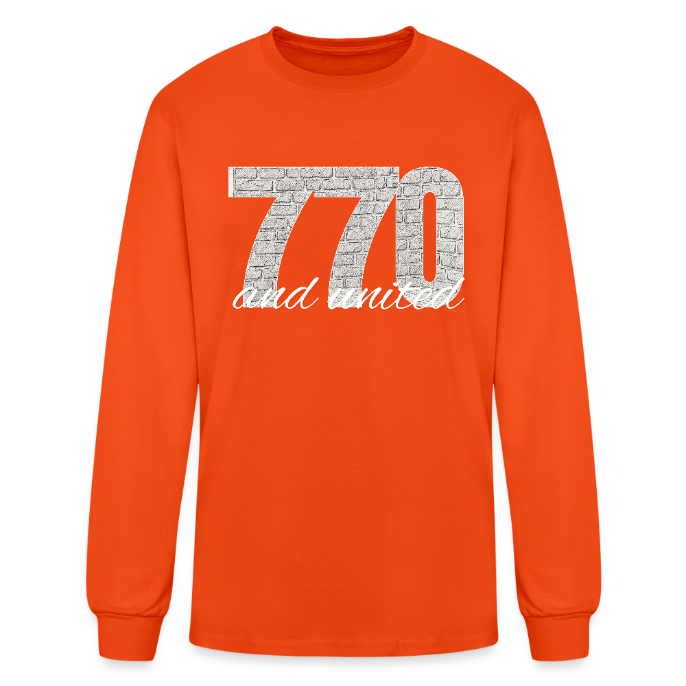 770 And United Light Men's Long Sleeve T-Shirt - orange