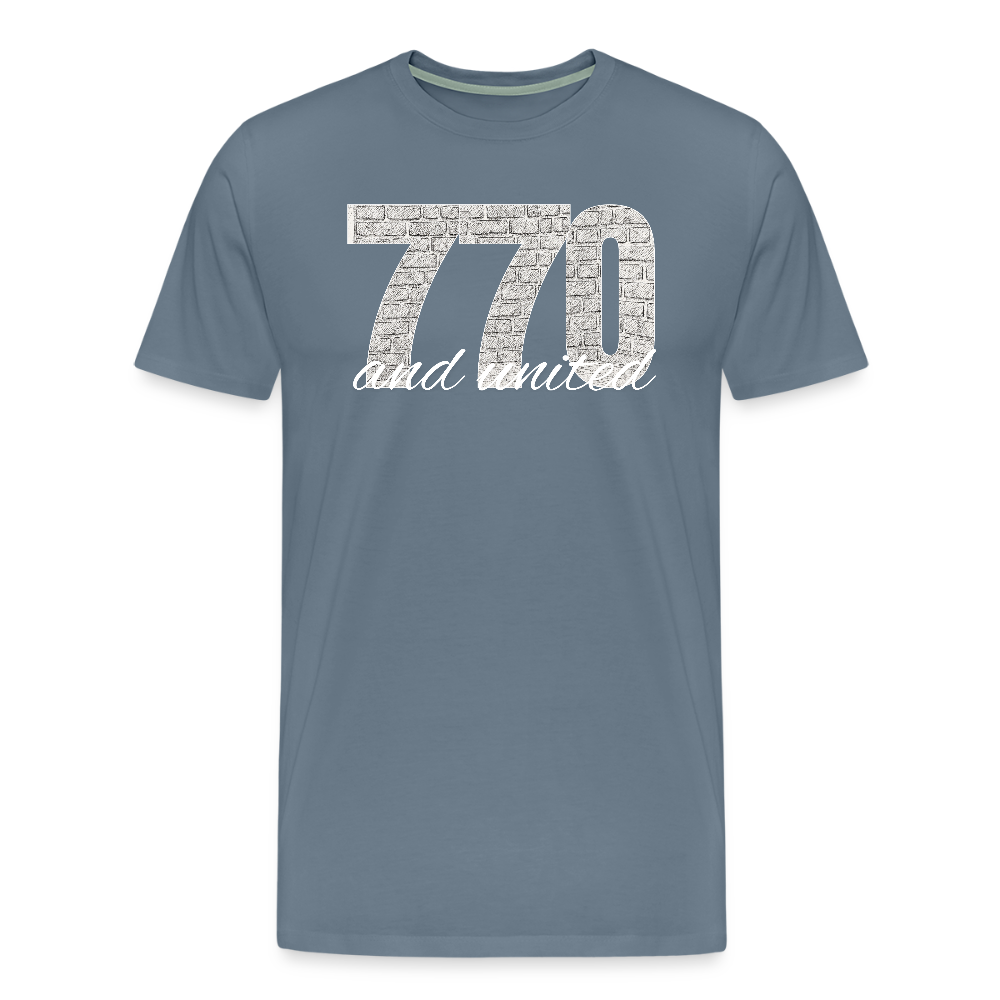 770 And United Light Men's Premium T-Shirt - steel blue