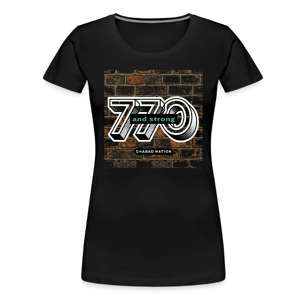 770 And Strong Women’s Premium T-Shirt - black
