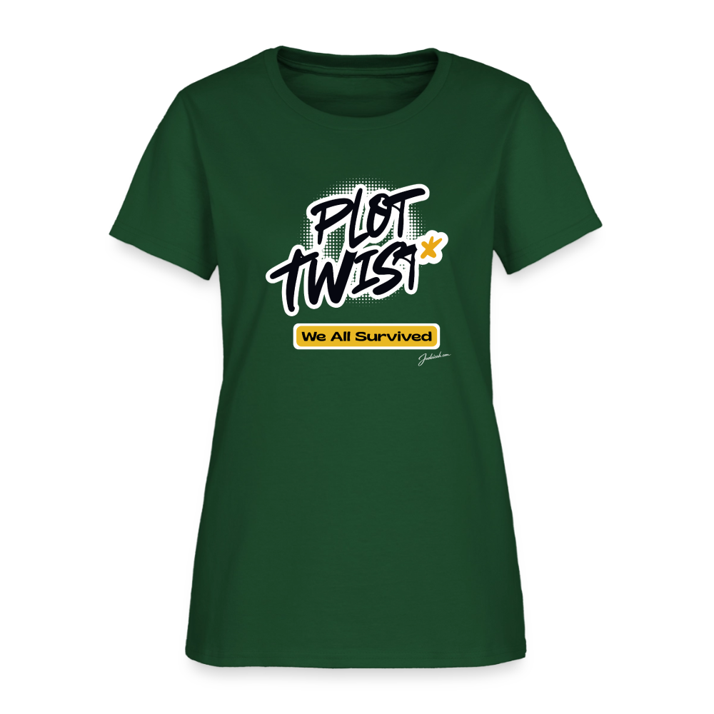 Plot Twist Women's T-Shirt - forest green