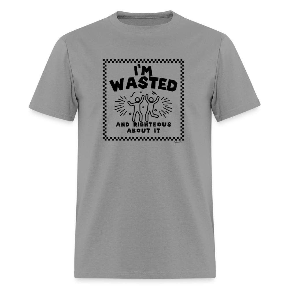 Wasted & Righteous Men's T-Shirt | GILDAN 5000 - rock