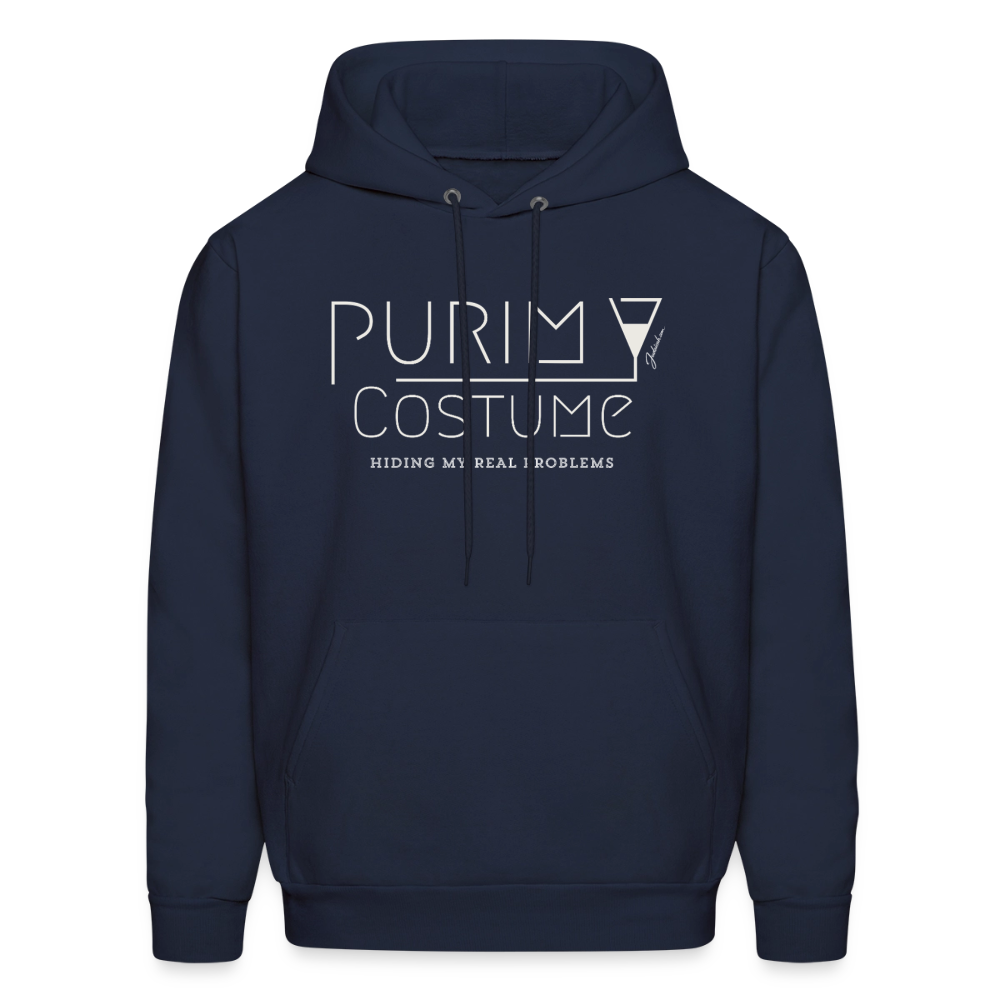 Purim Costume Men's Hoodie - navy