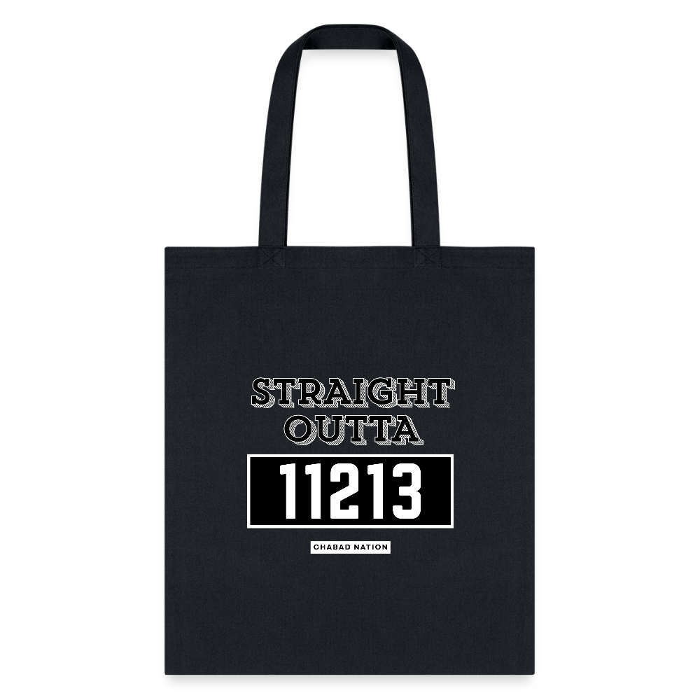 Straight Outta 11213 Tote Bag - black