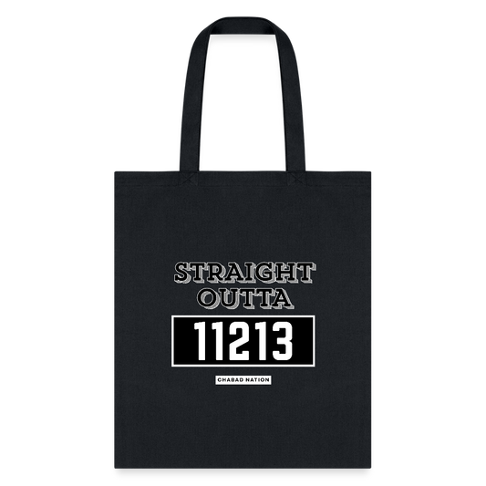 Straight Outta 11213 Tote Bag - black