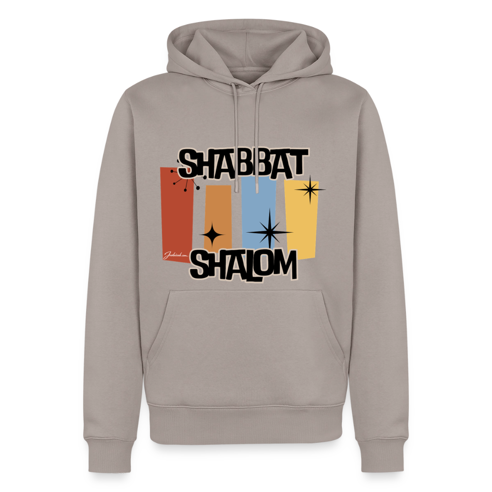 Retro Shabbat Men’s Premium Hoodie - taupe