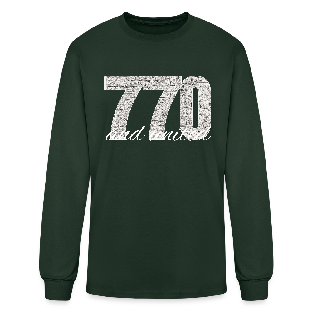 770 And United Light Men's Long Sleeve T-Shirt - forest green