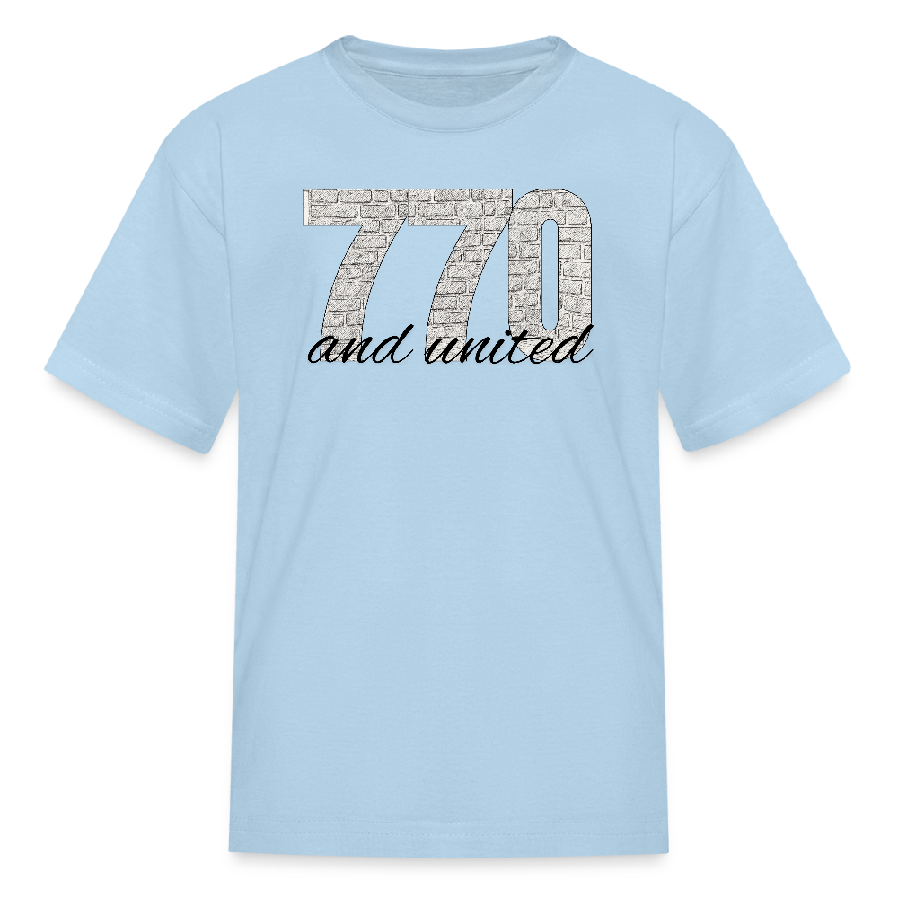 770 And United Kids' T-Shirt - powder blue