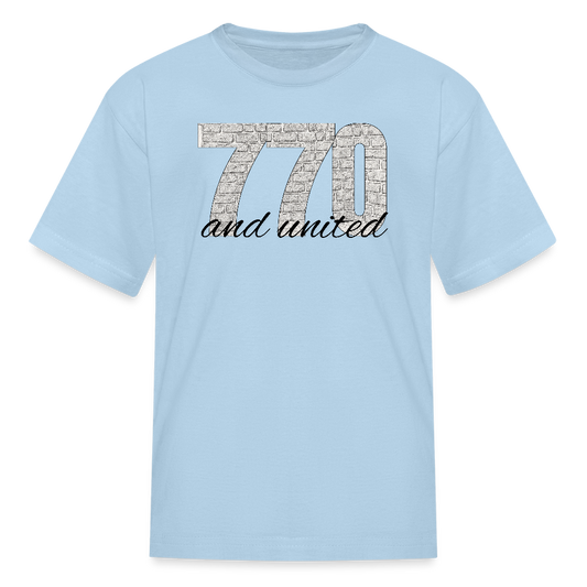 770 And United Kids' T-Shirt - powder blue