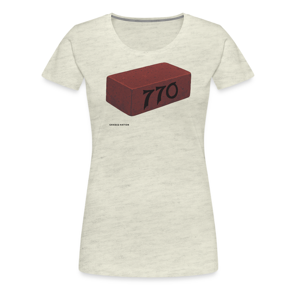 770 Solid Brick Women’s Premium T-Shirt - heather oatmeal