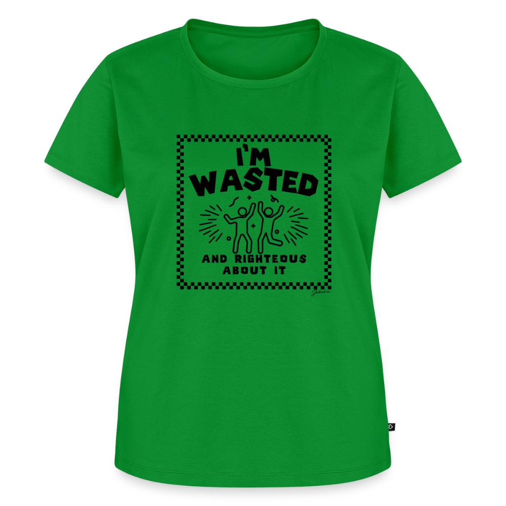 Wasted & Righteous Women’s Premium T-Shirt - green