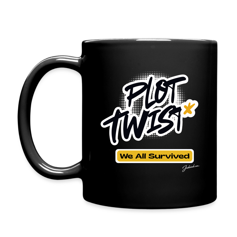 Plot Twist Full Color Mug - black