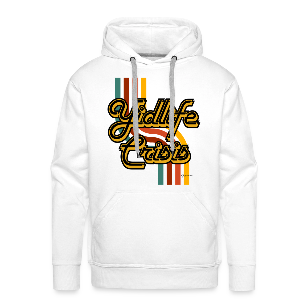 Yidlife Crisis Men’s Premium Hoodie - white
