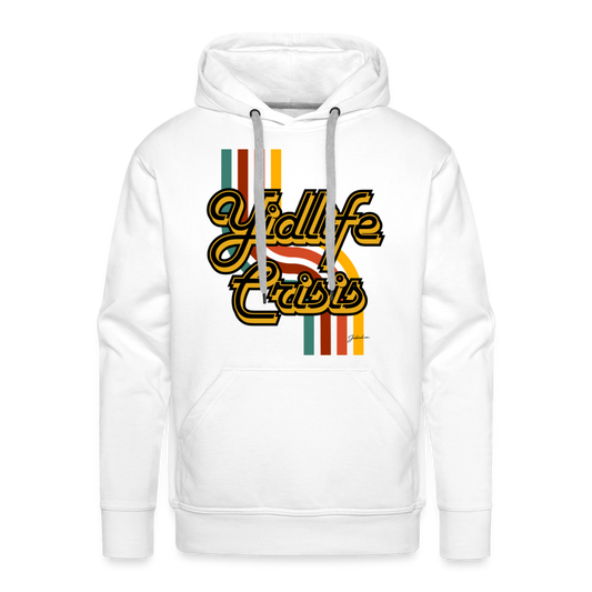 Yidlife Crisis Men’s Premium Hoodie - white