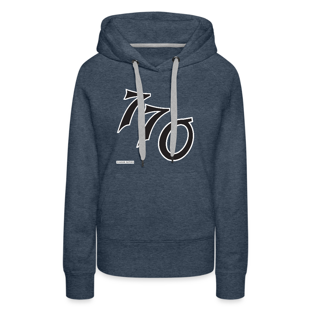 770 Women’s Premium Hoodie - heather denim