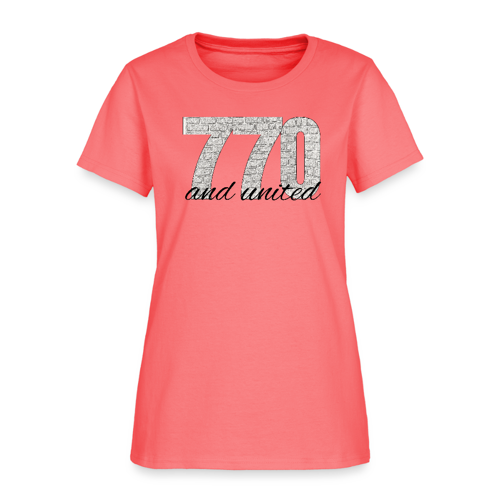 770 And United Women's T-Shirt - coral