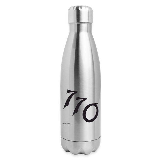 770- Insulated Stainless Steel Water Bottle - silver