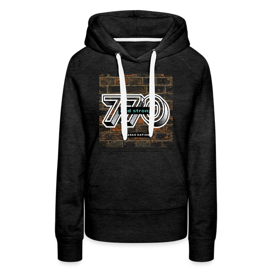 770 And Strong Women’s Premium Hoodie - charcoal grey