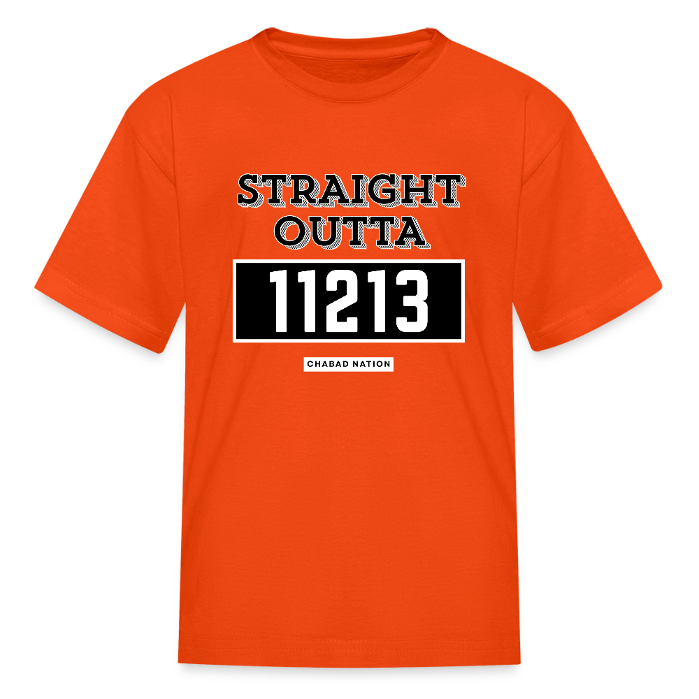 Straight Outta 11213 Kids' T-Shirt - orange