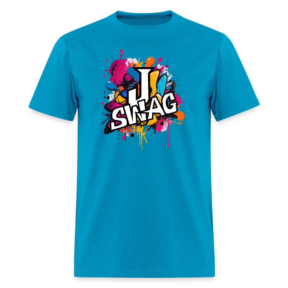Jswag Logo  Men's T-Shirt | GILDAN 5000 - turquoise