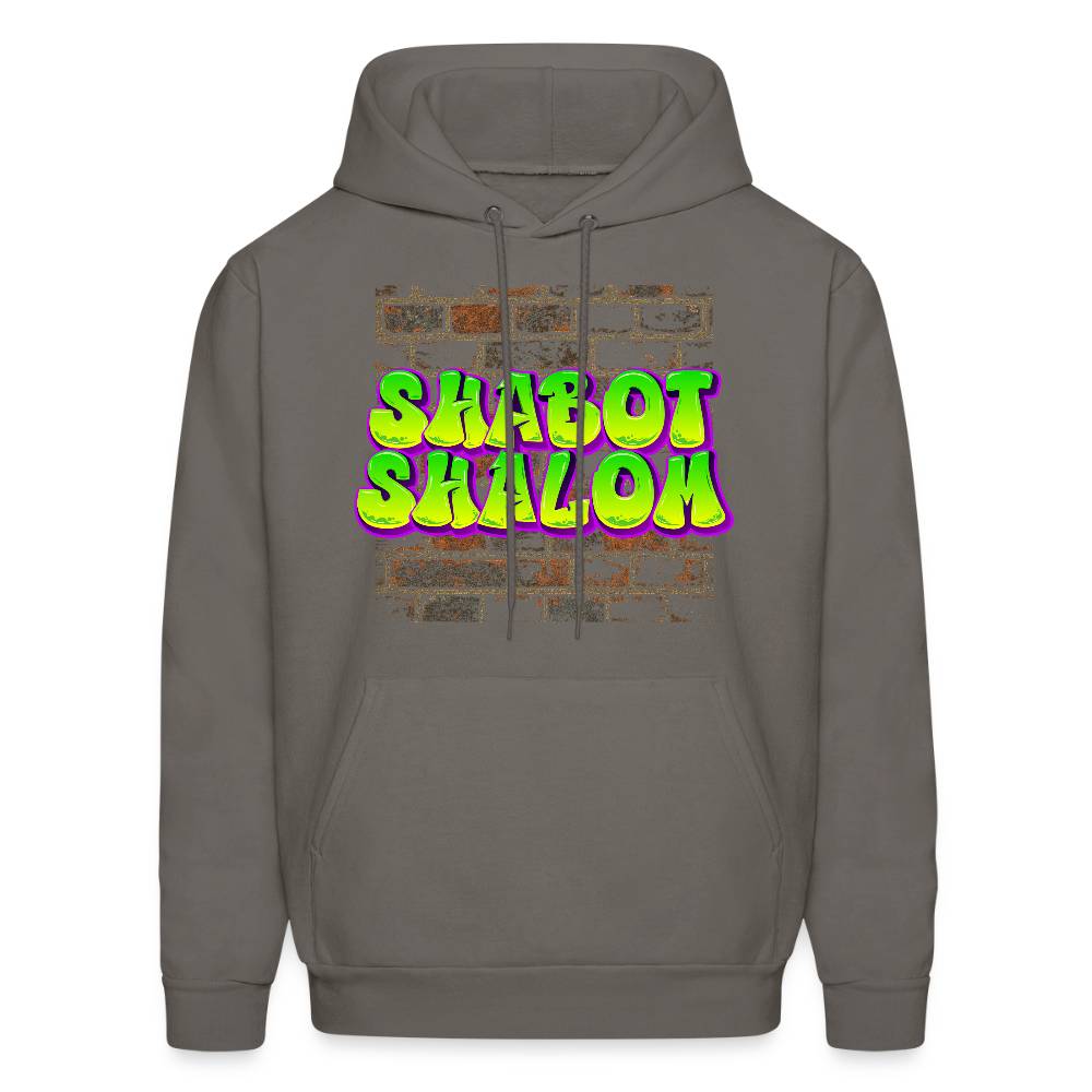 Shabot Shalom Brick 770 Graffiti Men's Hoodie - asphalt gray