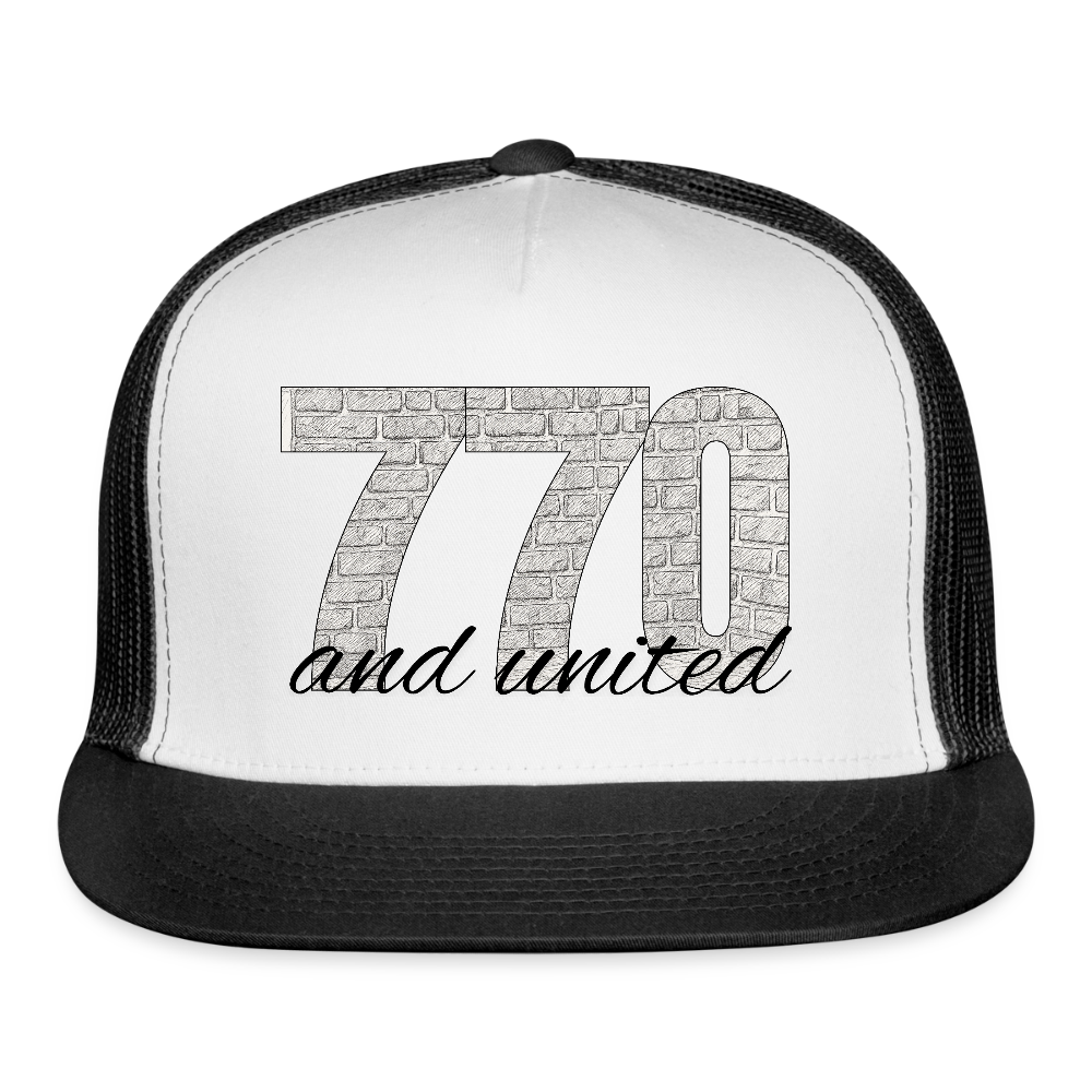 770 And United Trucker Hat - white/black