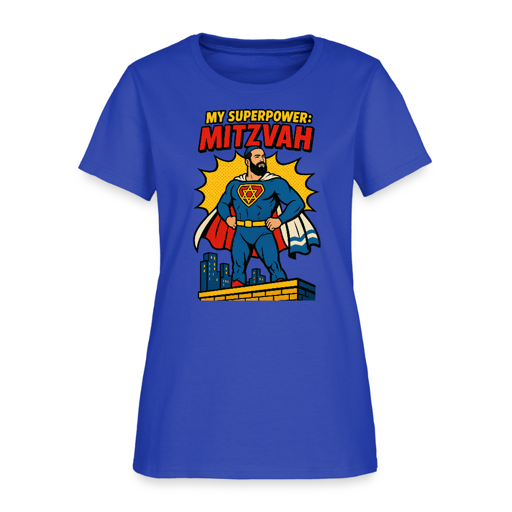 My Superpower: Mitzvah Women's T-Shirt - royal blue