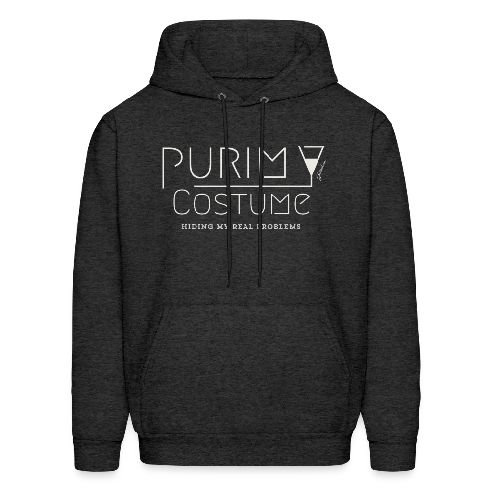 Purim Costume Men's Hoodie - charcoal grey