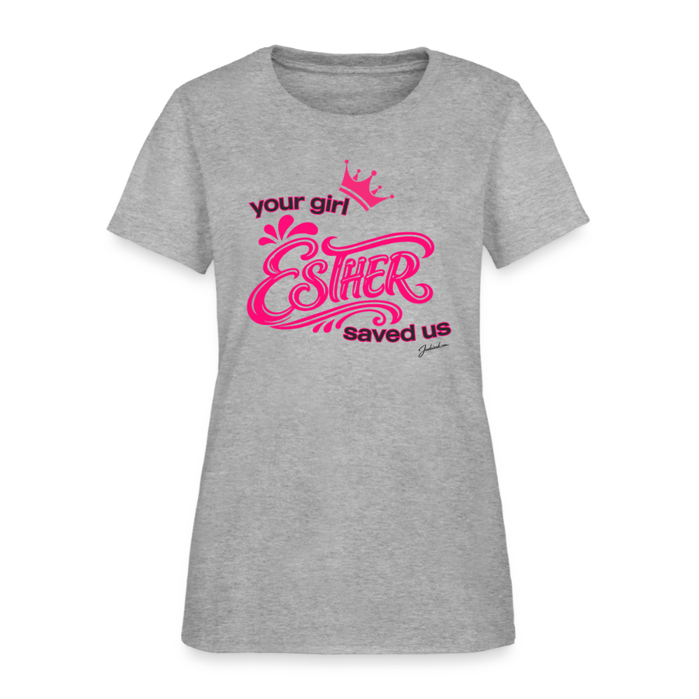 Your Girl Esther Women's T-Shirt - heather gray
