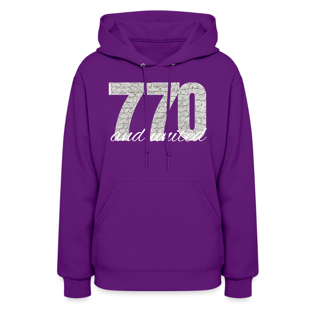 770 And United Light Women's Hoodie - purple