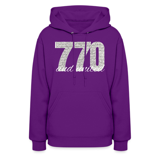 770 And United Light Women's Hoodie - purple