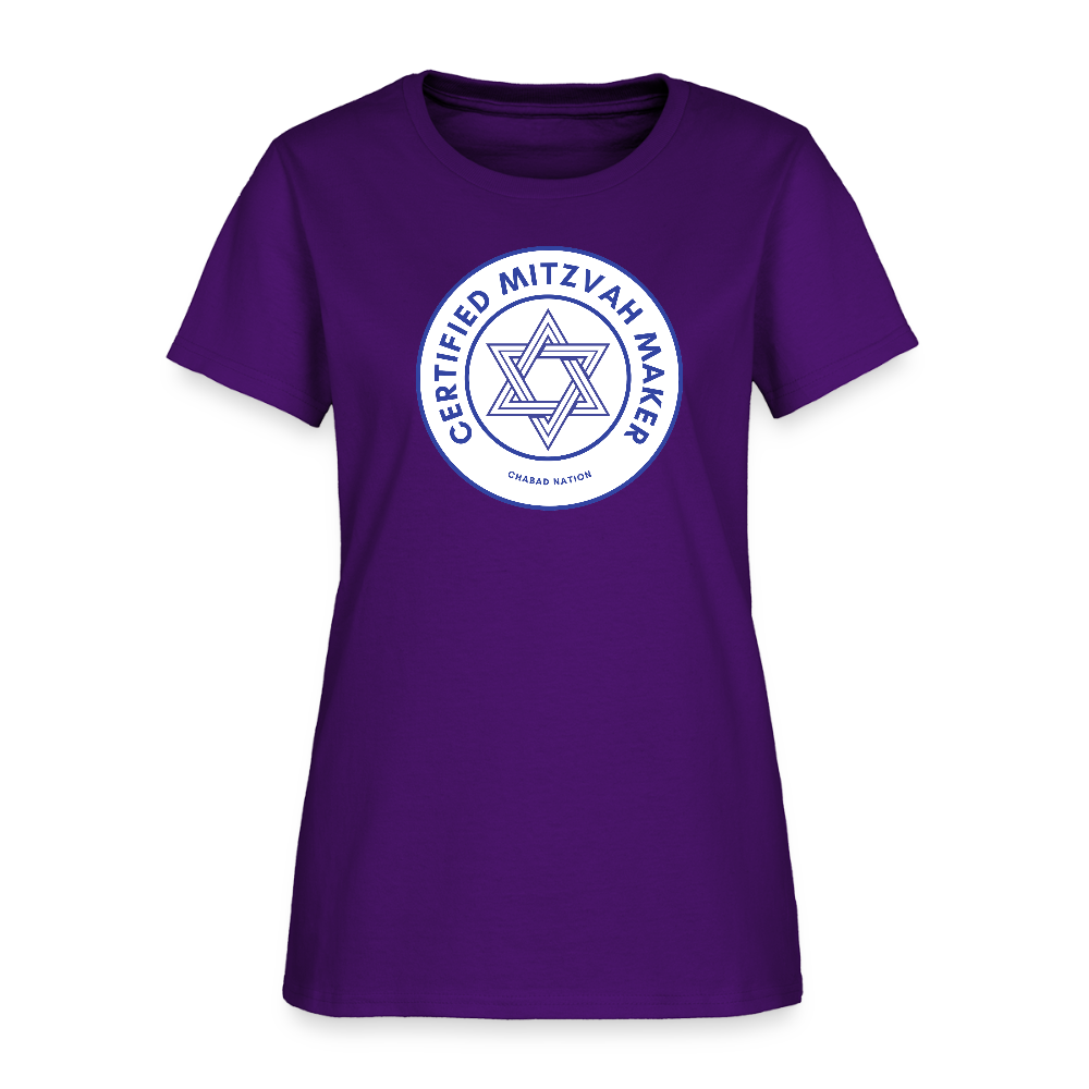 Certified Mitzvah Maker Women's T-Shirt - purple