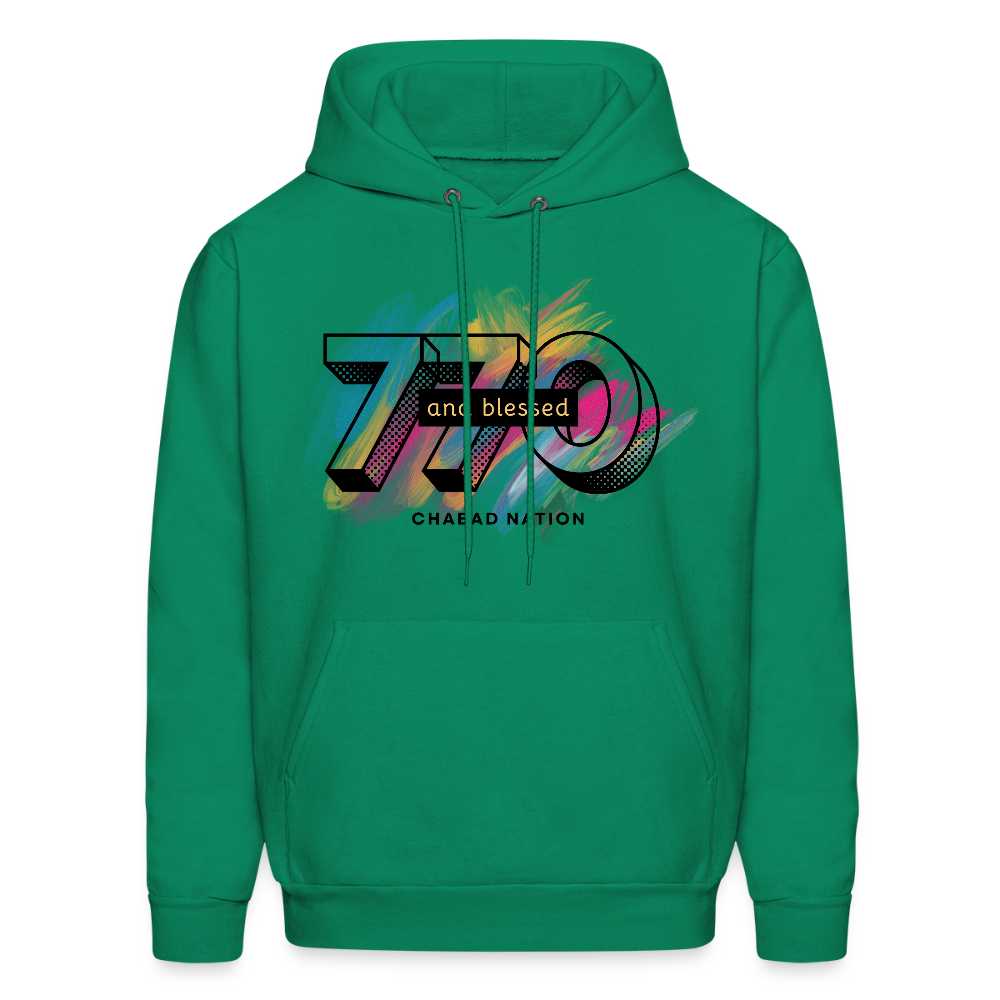 770 And Blessed Men's Hoodie - kelly green