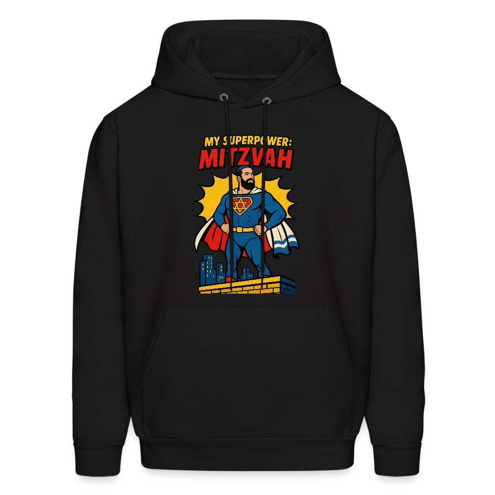 My Superpower: Mitzvah Men's Hoodie - black