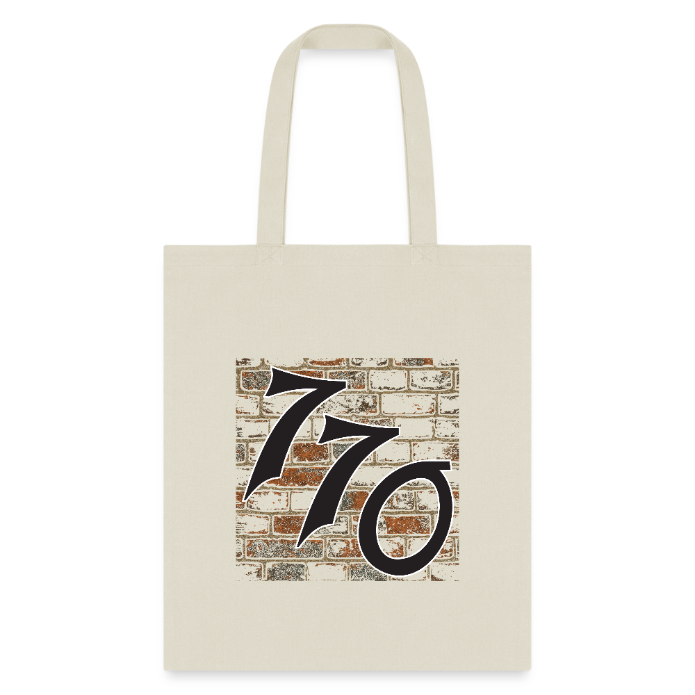 770 Brick Wall Tote Bag - natural