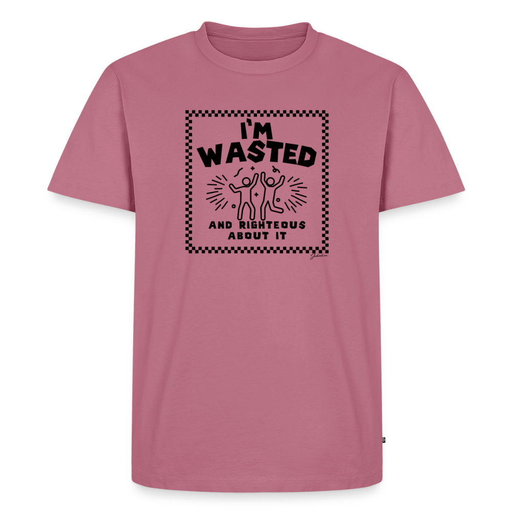 Wasted & Righteous Men's Premium T-Shirt - mauve